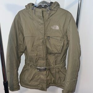 The North Face Hooded Jacket with detachable faux fur